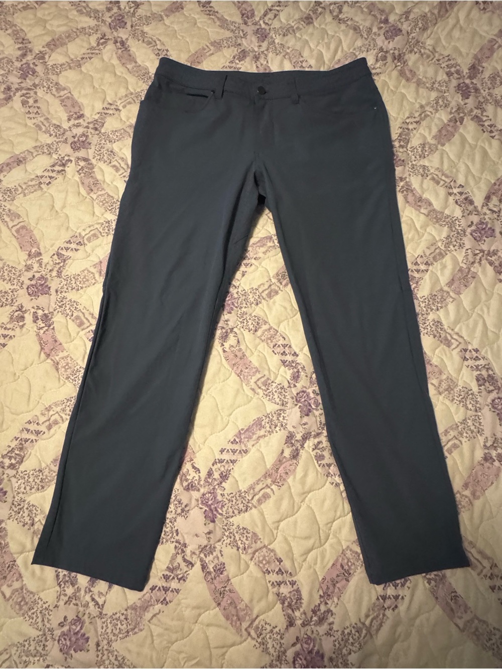lululemon athletica Men's Blue ABC  Stretch Dress Pants
